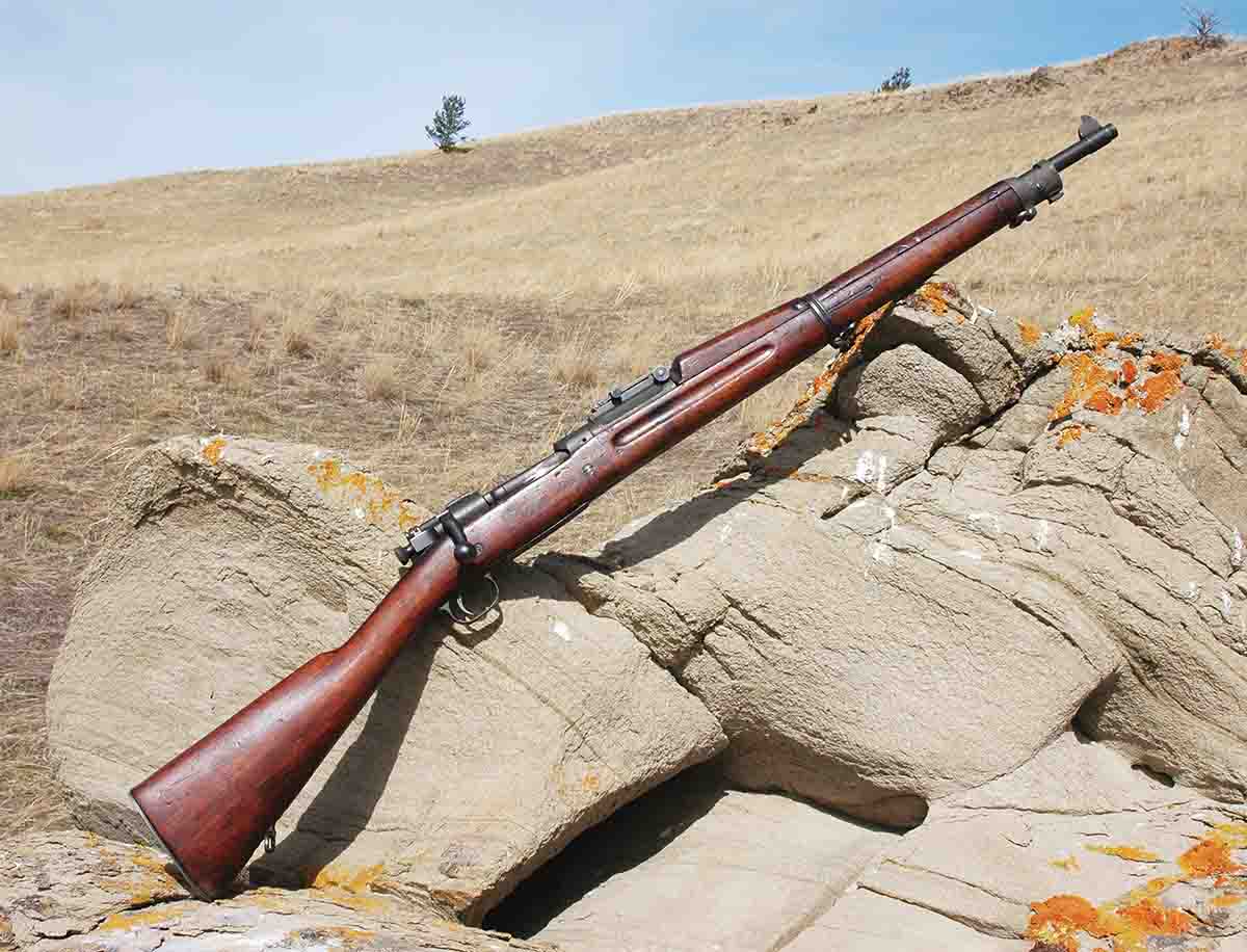 This unaltered U.S. Model 1903 from 1921 shot cast bullets well despite never having cleaning patches come clean through its barrel.